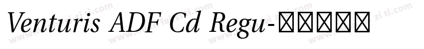 Venturis ADF Cd Regu字体转换